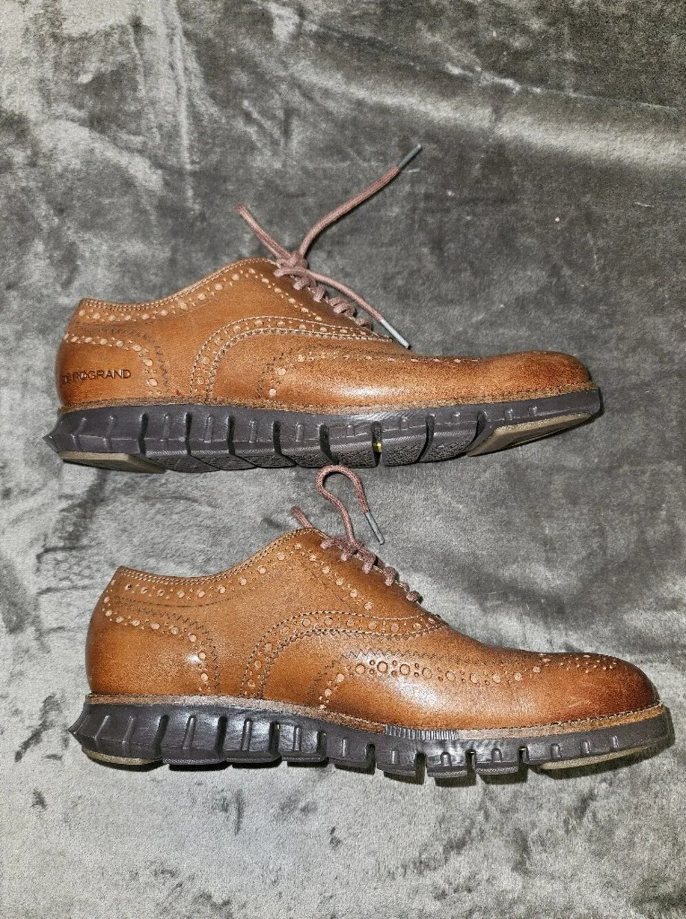 Cole Haan polished brown